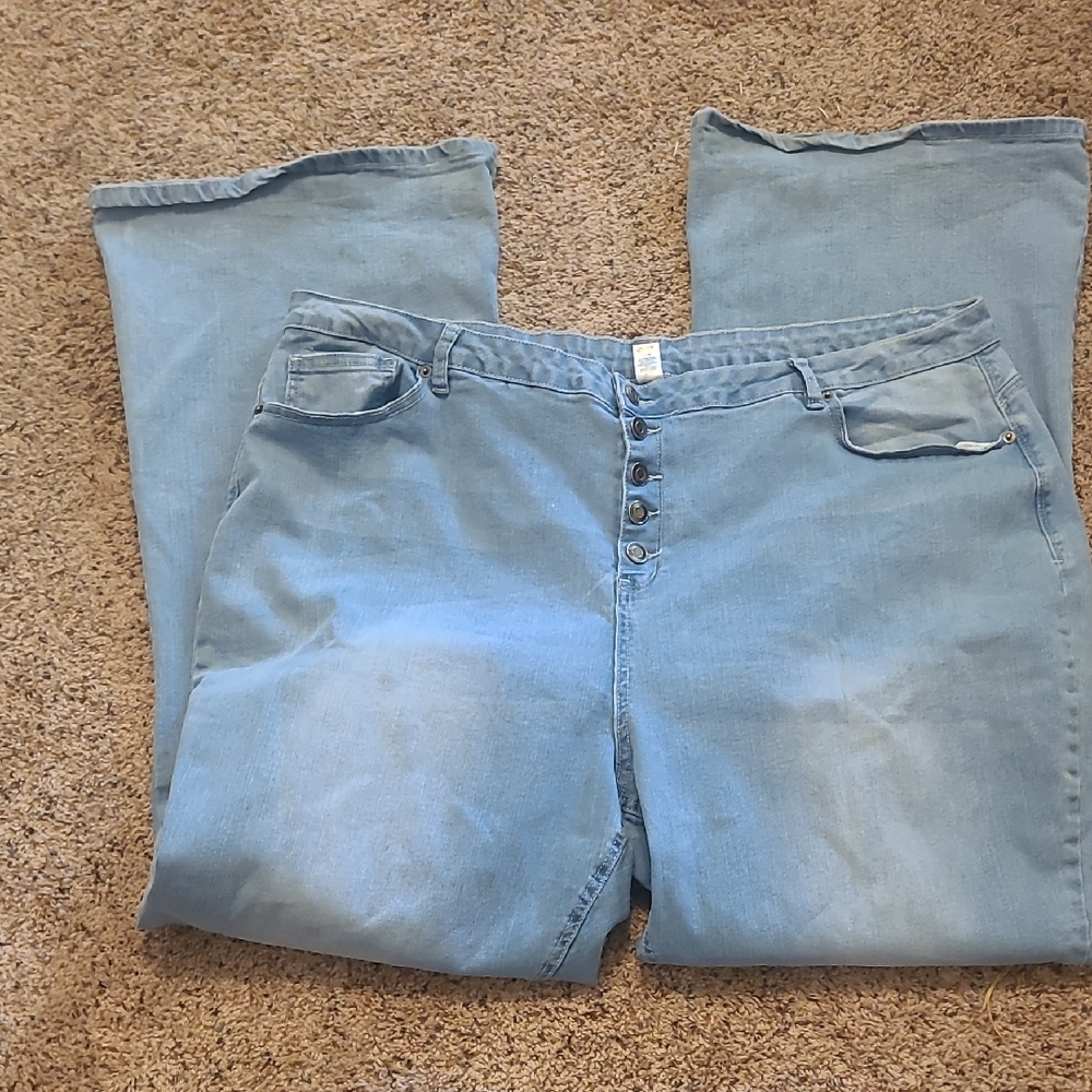 Women's Button Fly Bellbottoms